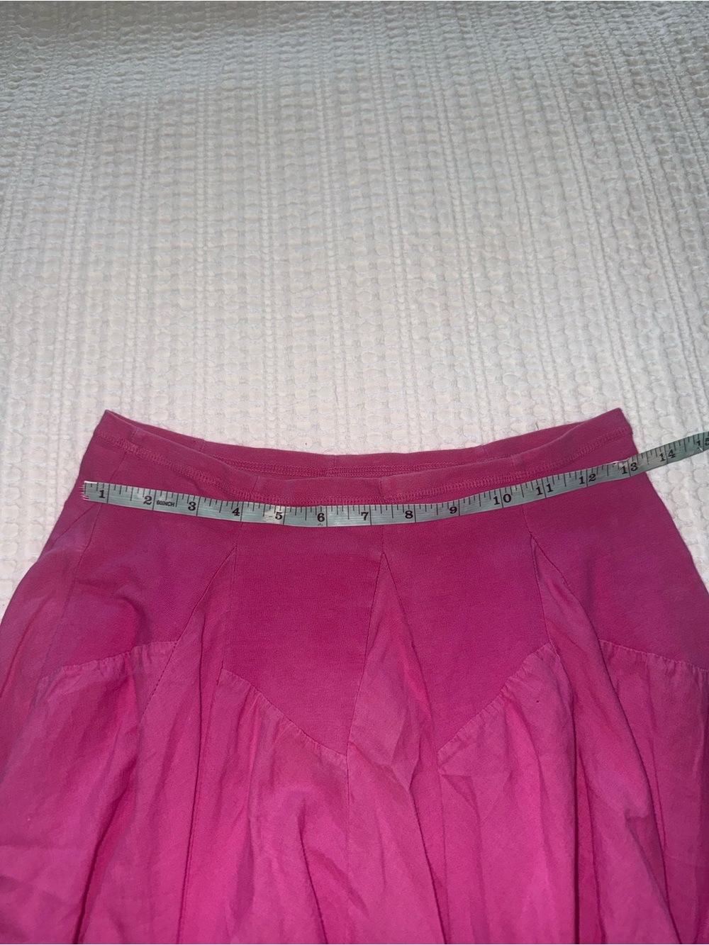 Luna Luz pink gypsy ruffle Skirt size M medium - rare! - Picture 8 of 9